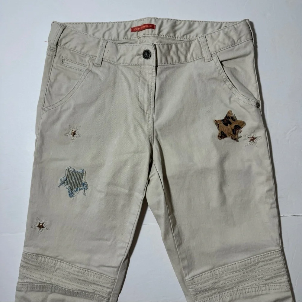 Scotch R’Belle Khaki Skinny Moto Pants